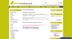 Desktop Screenshot of broedapparatuur.nl
